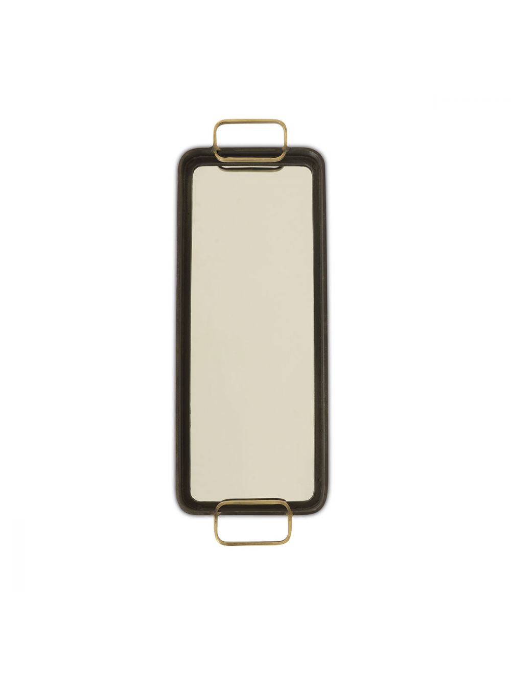 Ayna Brass & Glass Tray-IAAH